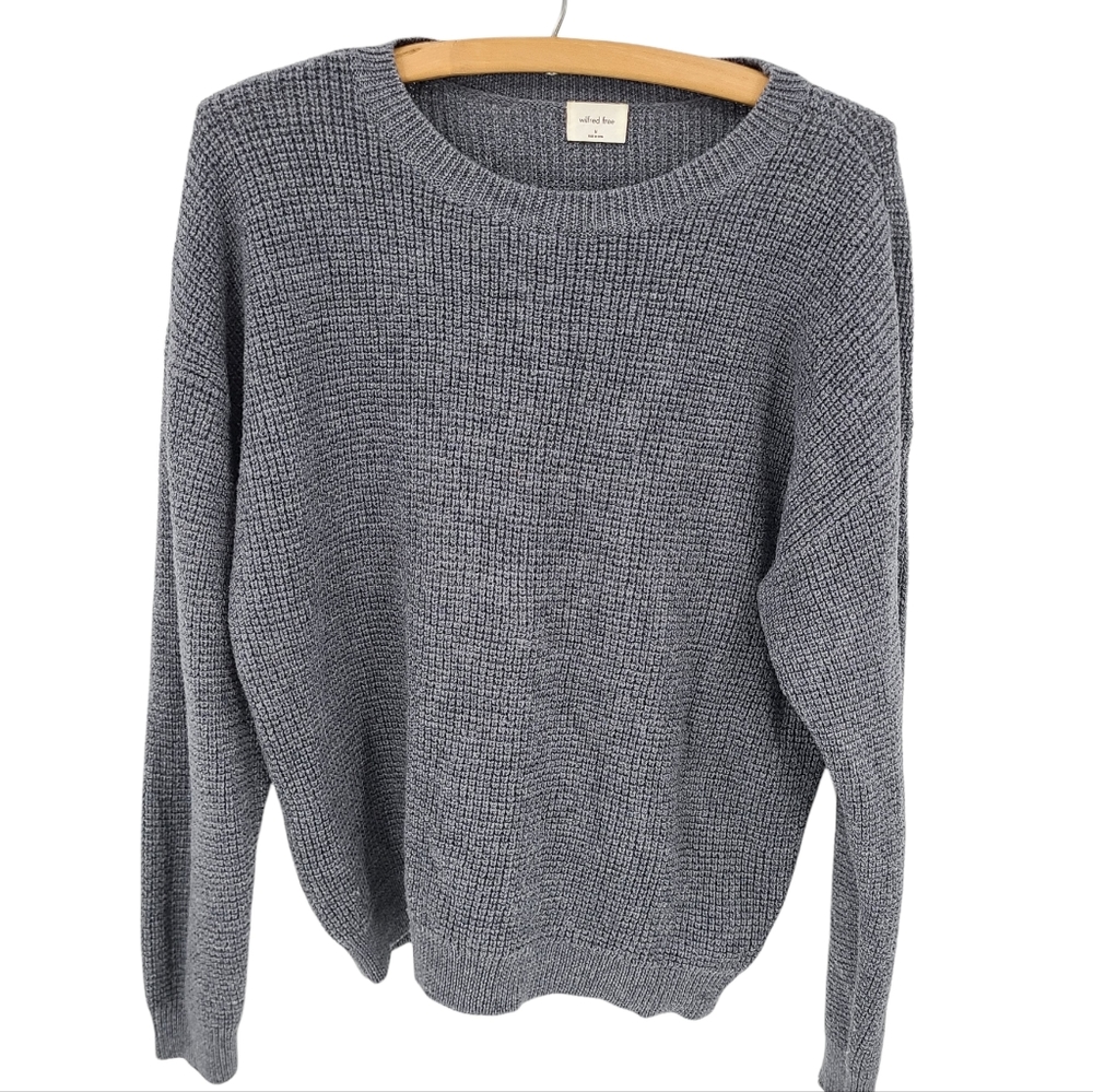 Wilfred Free Pure Merino Wool Textured Crewneck Sweater
